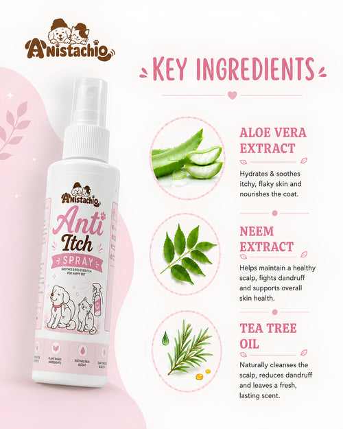 anistachio anti itch spray ingredients plant based paraben free sulfate free