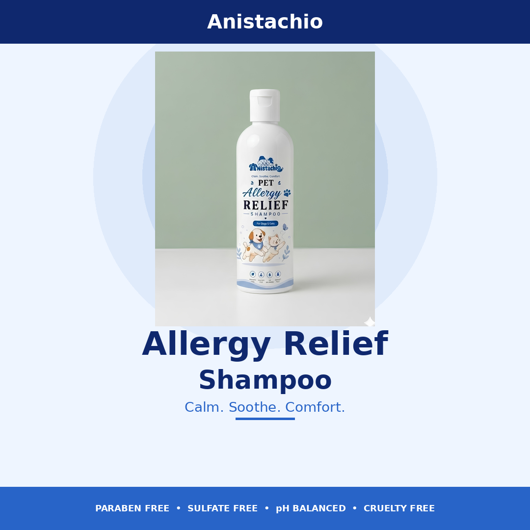 Anistachio Pet Allergy Relief Shampoo